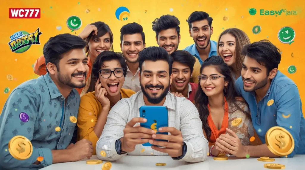 Pakistani users playing H555 style mobile game