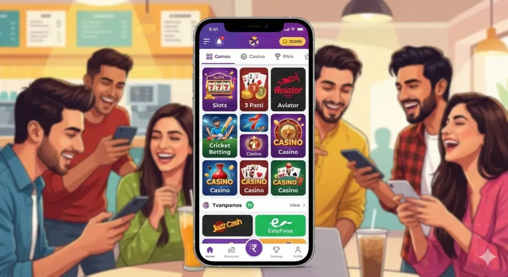 DK77 Game mobile app for real money gaming in Pakistan