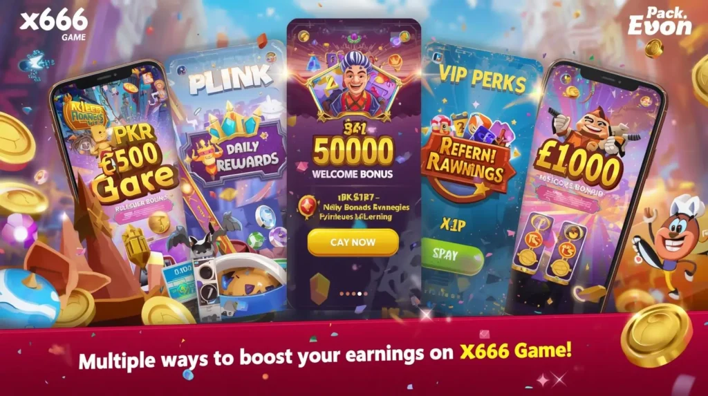 X666 Game features including demo mode, local payments, 24/7 support and bonuses