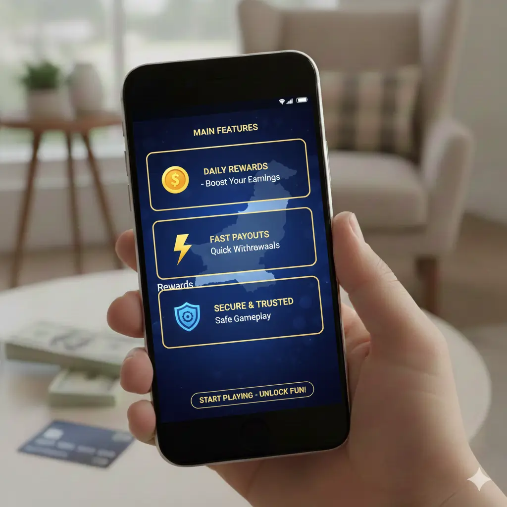 Mobile game features like bonus and smooth gameplay