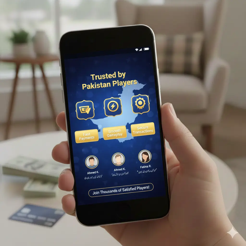 Pakistani players enjoying mobile gaming and earning money