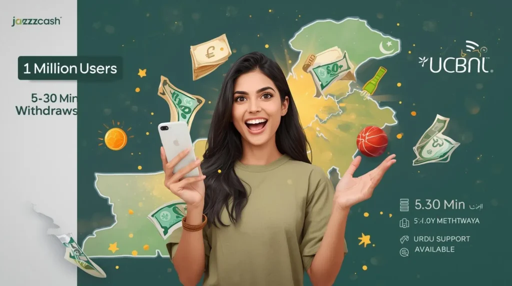 Pakistani player celebrating gaming wins with local payment methods