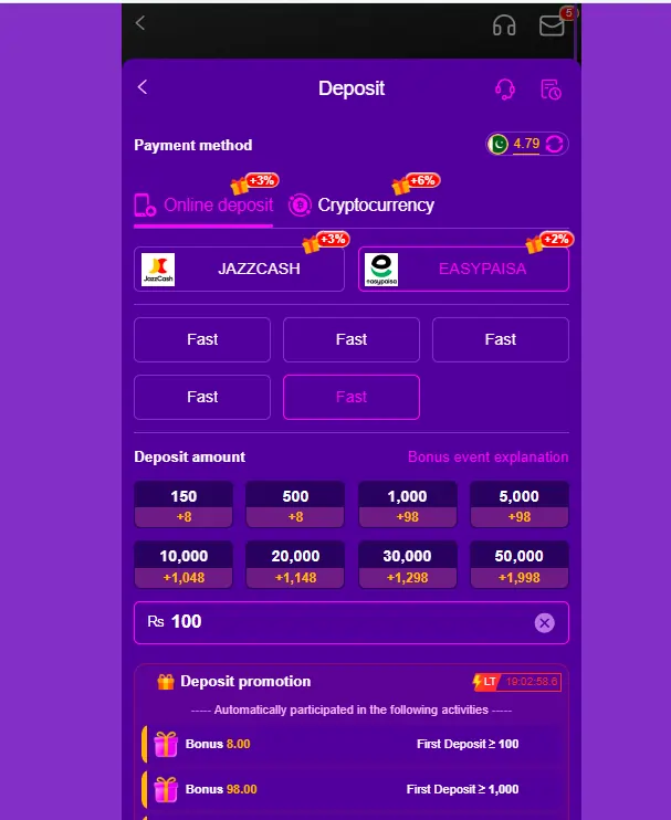 Cash earning app PKR