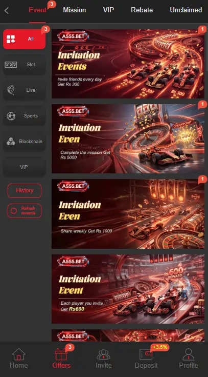 Daily bonus rewards and promotions