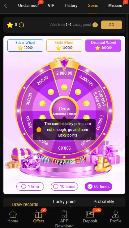 casino bonus rewards