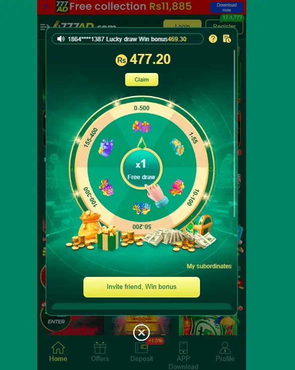 Huge bonuses and daily rewards available now