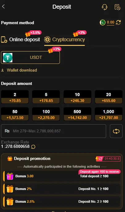 instant cash withdrawal