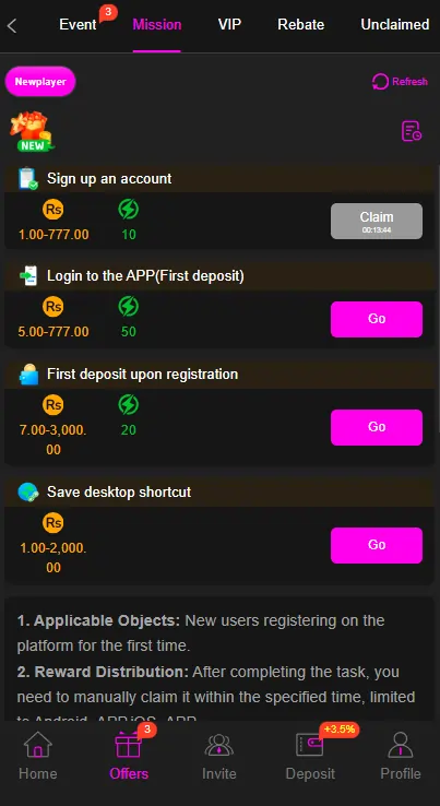 Mission Bonus 804Slots