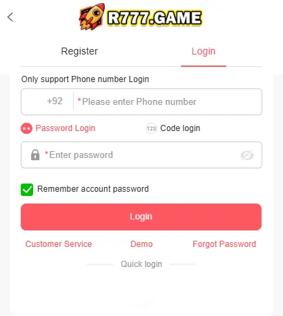 app download and login steps