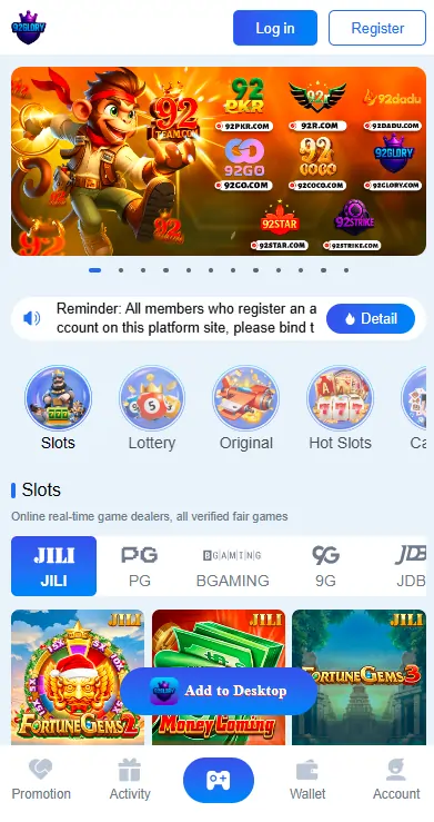 Download 92Glory Game app