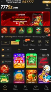 777SZ Game: Earn Real Money Fast with Pakistan’s Top Mobile Casino App 6