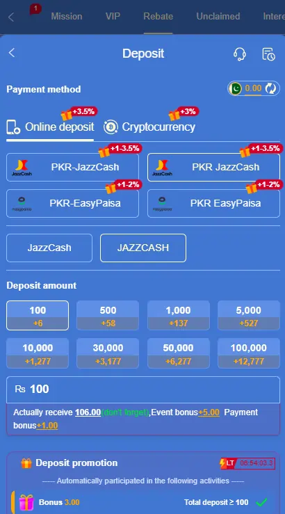 Secure payment options PKR