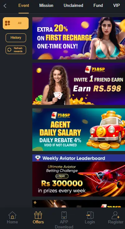 Daily bonus and VIP rewards available