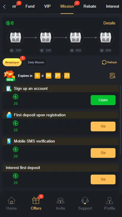 Six177 Game bonus offers