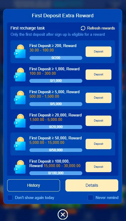 88FD Game bonus offers