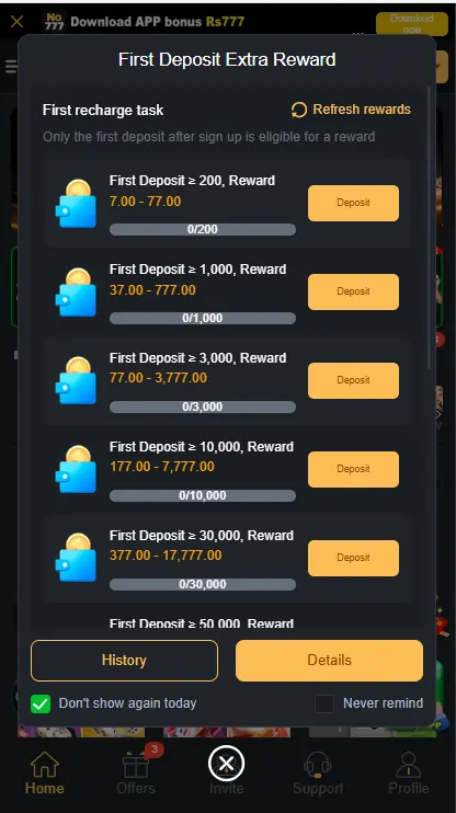 Invite friends to earn PKR