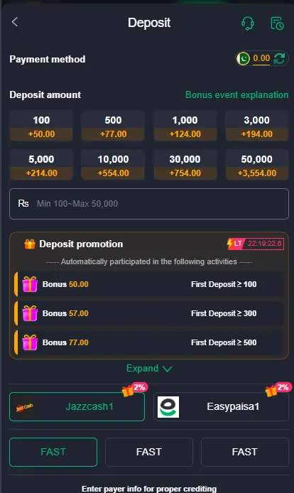 JazzCash EasyPaisa payment method