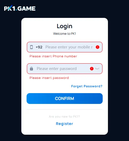 download PK1 game steps