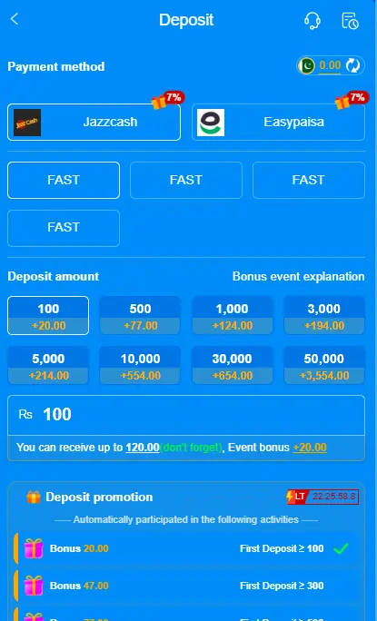 JazzCash EasyPaisa payment method
