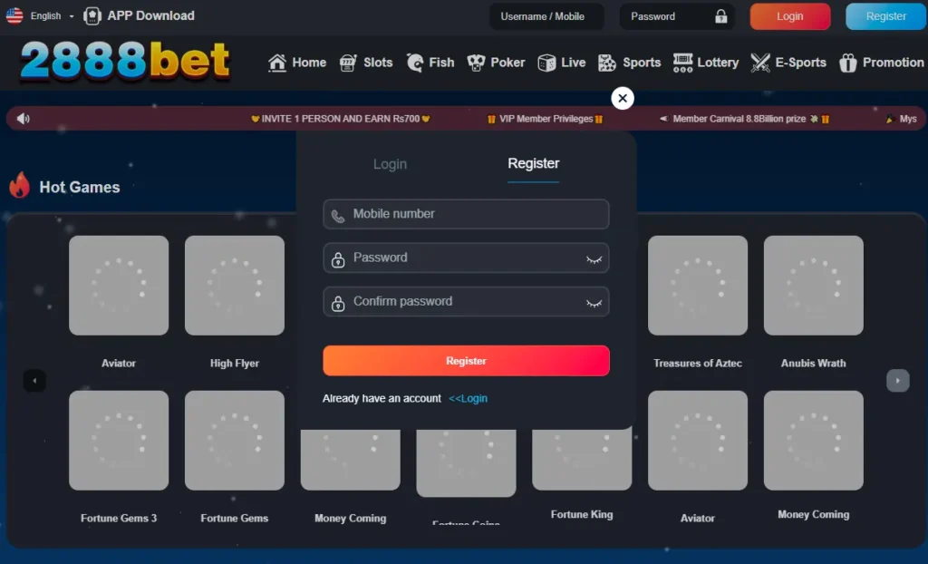 2888Bet Game APK Download and Registration Steps Guide