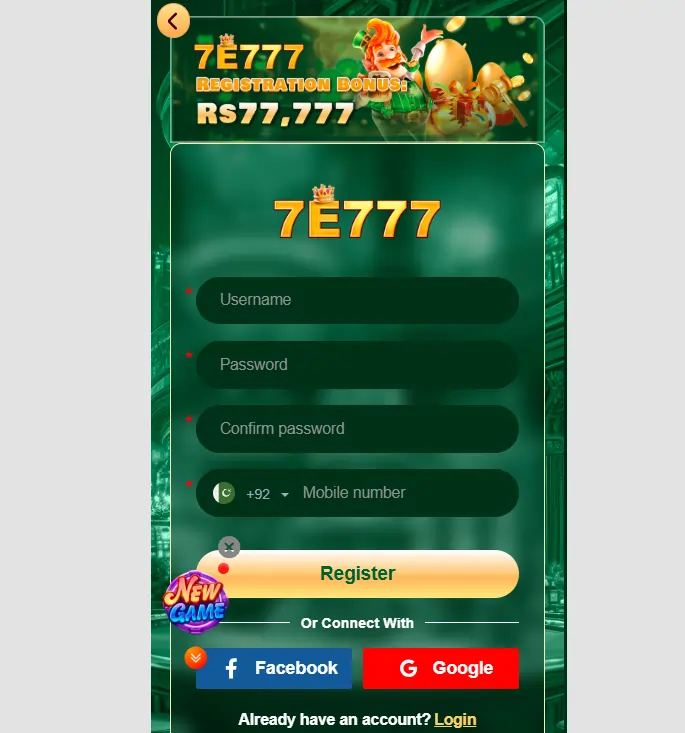 7E777 Registration Guide