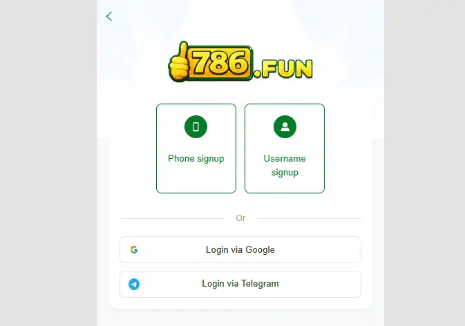 786Fun Game Login