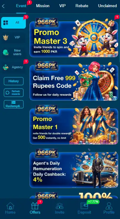 966Pk Game Bonuses