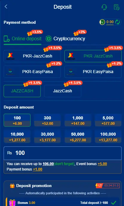 Naya24 Game Deposit and Withdrawal Info