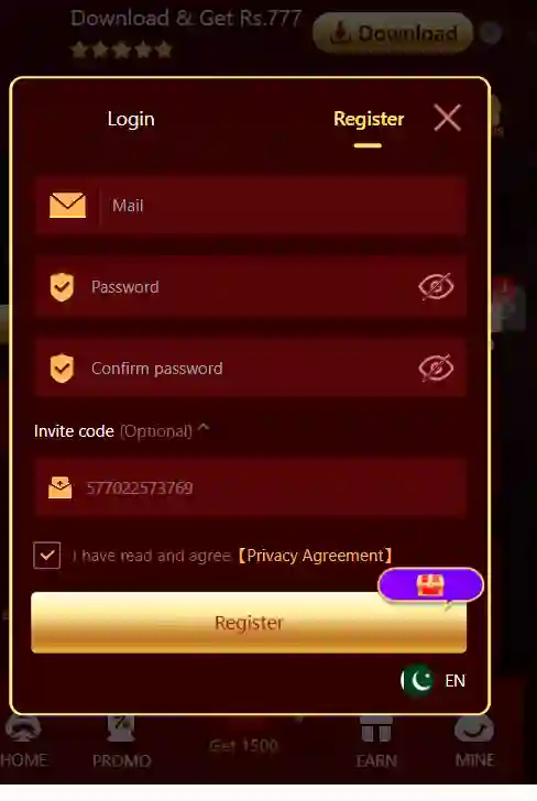 JC92 Game Login Image
