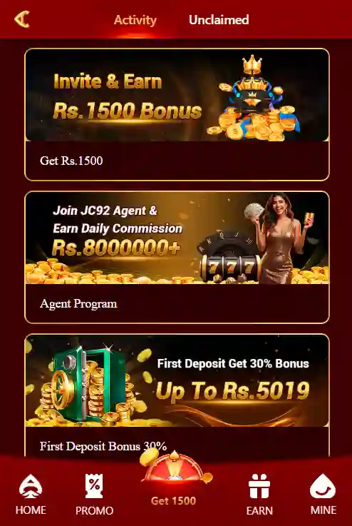 JC92 Game Rewards Image