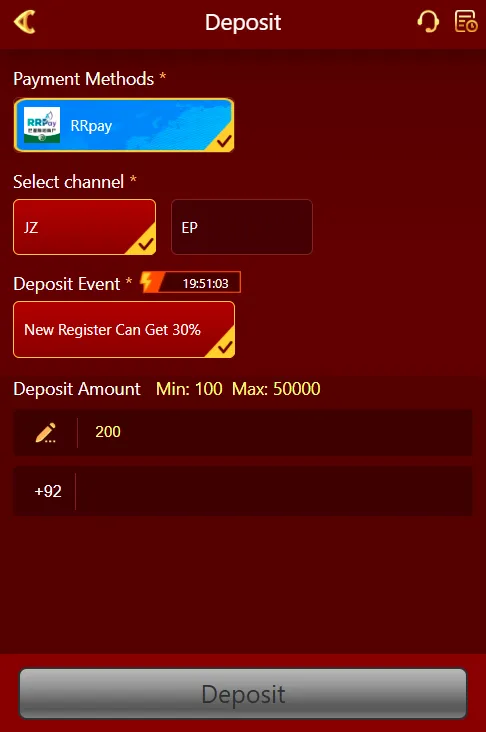 KanZ1 Game Deposite Image