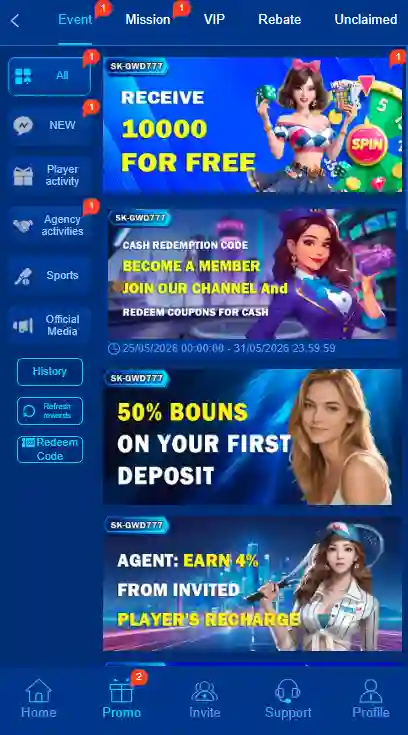 SKGWS777 Game Bonuses Image