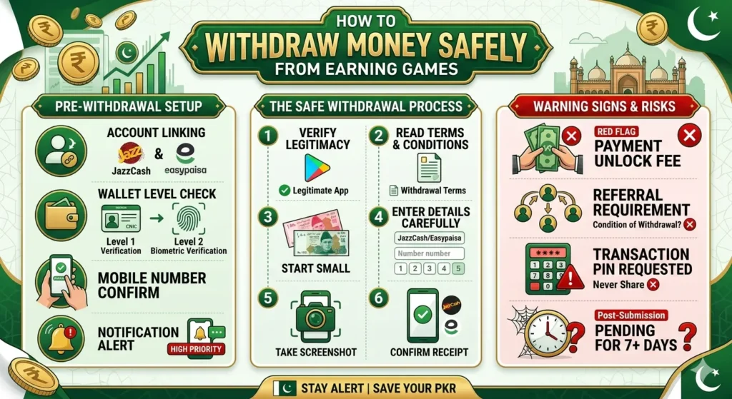 Withdraw Money Safely Image