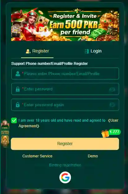 666EP Game Login Image